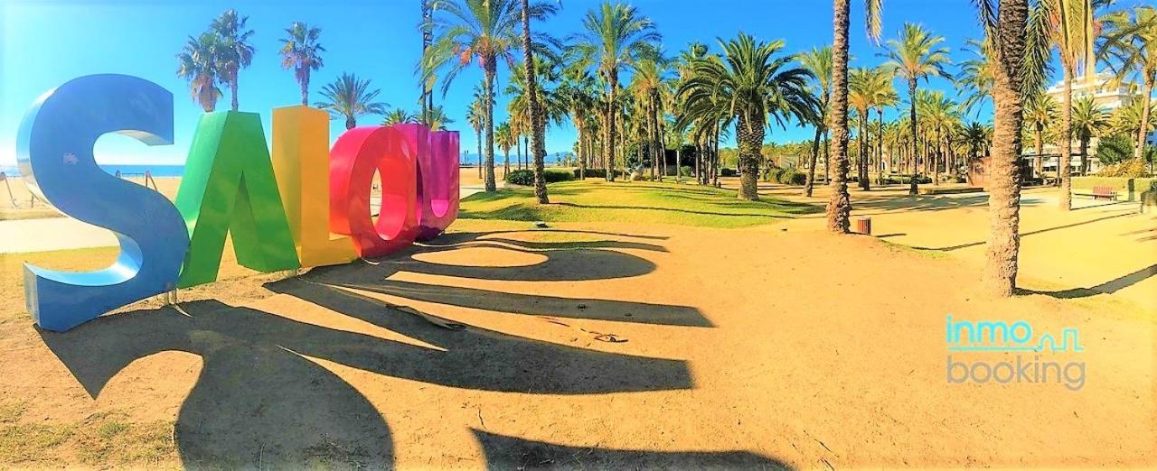Sun Beach La Palmera, Climatizado Y Cerca De La Playa 萨洛 外观 照片
